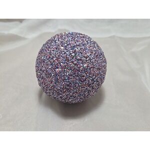 Vintage Iridescent Glitter Christmas Ornament
